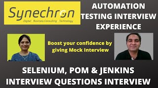 Synechron Testing Interview Experience | Real Time Interview Questions and Answers| 3+ YOE