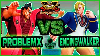 SFV CE: ProblemX (E.Honda) vs EndingWalker (Ed) 🔥 Battle Lounge 🔥 Street Fighter 5