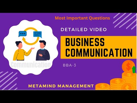 Business Communication Detailed Video Most Important Questions
