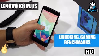 Lenovo K8 Plus Unboxing Gaming and Benchmarks