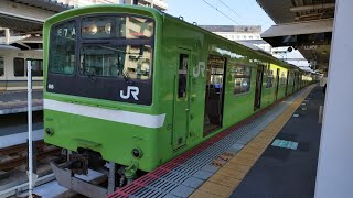 ［奈良発快速！323K］201系ND604編成　快速JR難波行き　奈良発車