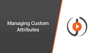 Managing Custom Attributes