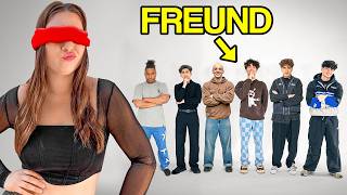 Erkennt mich meine Freundin BLIND unter 7 Männern? 💔
