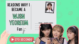 how I started to stan WJSN YEOREUM (story told in 270seconds)