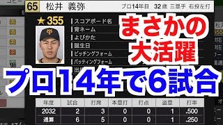 【プロスピ2019】プロ14年で一軍出場たったの6試合…引退直前に輝きを放つ選手が現る！【プロ野球スピリッツ2019 ペナント実況 読売巨人軍編#43】【AKI GAME TV】