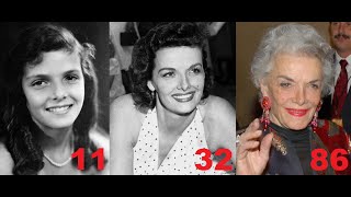 Jane Russell from 2 to 89 years old