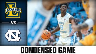 La Salle vs. North Carolina Condensed Game | 2024-25 ACC Men's Basketball