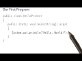 Hello, World - Intro to Java Programming
