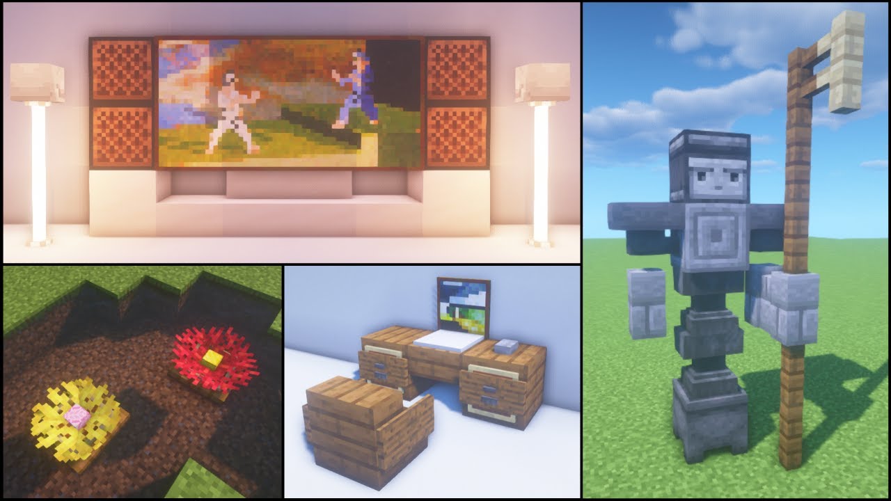 Minecraft: 50+ Build Hacks And Ideas - YouTube