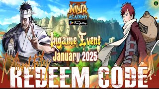 Ninja Academy New Redeem Code 🎁 January 2025🔥Ninja Academy Global Naruto RPG - android