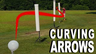 curving, bending and turning arrows around obstacles