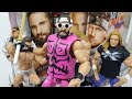 WWE ELITE 86 SETH ROLLINS THE MIZ TRIPLE H ACTION FIGURE UNBOXING REVIEW