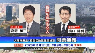 【生特番】大阪市廃止・特別区設置住民投票　開票速報 CM