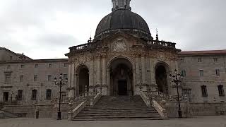 Sanctuary of Loyola in Azpeitia, Basque Country - sightseeing among birds chirping