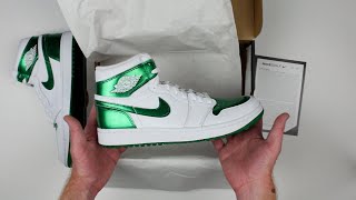 Air Jordan 1 High G Spikeless Golf Shoes - White/Pine Limited Edition Unboxing | GolfLocker.com