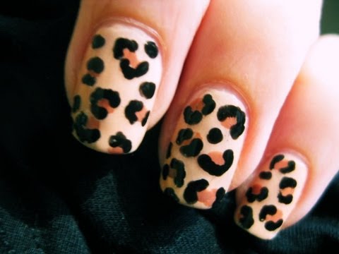 Leopard Nail Art Leopard Nail Art
