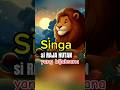 SINGA SI RAJA HUTAN YANG BIJAKSANA. #dongeng #shorts #shortvideo