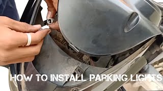 How to install parking lights in Pulsar 180 | Nonsense Rider #4