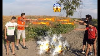 BATAILLE DE LANCE BOULE ! VLOG 14 JUILLET 2017 😱