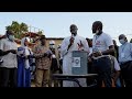 Vote counting gets underway in the Gambia