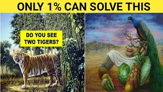 Mind Blowing Optical Illusions | only 1% solve