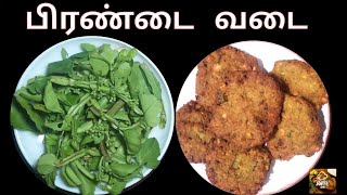 pirandai recipes | பிரண்டை வடை | pirandai paruppu vadai | samayal