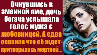 Очнувшись в змеиной яме, дочь богача услышала голос мужа с любовницей, а едва осознав, что её ждёт..