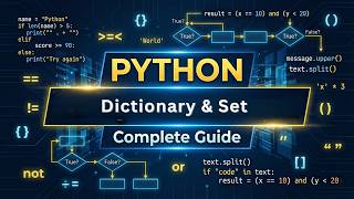 Python Dictionaries & Sets Tutorial 🐍 | Key-Value Mapping, Unique Elements & Practical Examples