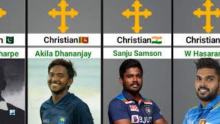 Famous Christian Cricketers of Non Christian Countries ✝️ | Christian Cricket Players