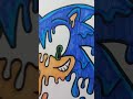 Amazing sonic drip drawing##trandingvideo