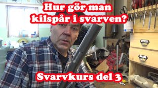 Hur gör man kilspår i svarven?