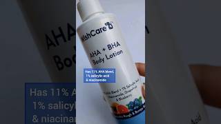 WishCare AHA + BHA Body lotion |Review