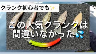 クランク初心者でも釣れる✨この人気クランクを試したら…やっぱり間違いなかった💦【エリアトラウト】【管理釣り場】【すそのフィッシングパーク】