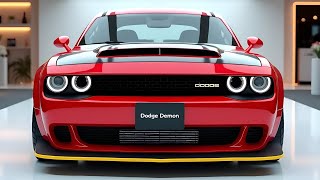 2025 Dodge Demon Review: The Ultimate 900-Horsepower Muscle Car Takes Over the Streets!