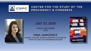 "How to Lose the Information War" with Nina Jankowicz