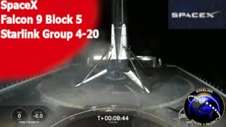 SpaceX SpaceX Falcon 9 Block 5  Starlink Group 4-20  Landing #Shorts