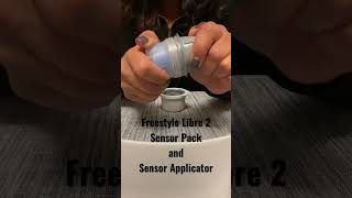 How to attach the Freestyle Libre 2 sensor pack and sensor applicator