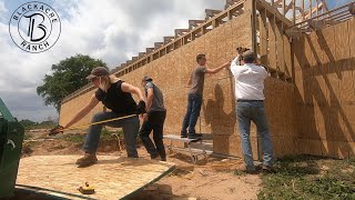 Ep. 343 -Wall Sheathing Our DIY Home Build