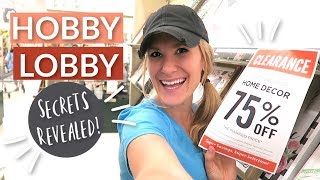Hobby Lobby Shopping Secrets REVEALED! 🧡 (how to actually save!)