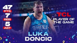 Luka DONCIC 🇸🇮 | 47 PTS | 7 REB | 5 AST | TCL Player of the Game vs. France