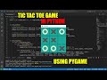ASMR Programming - Coding a Tic Tac Toe Game in Python | Game Development | Python Game Development