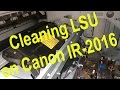 How to Clean Laser Scaner Unit on Canon Printer Lense Cleaning LSU