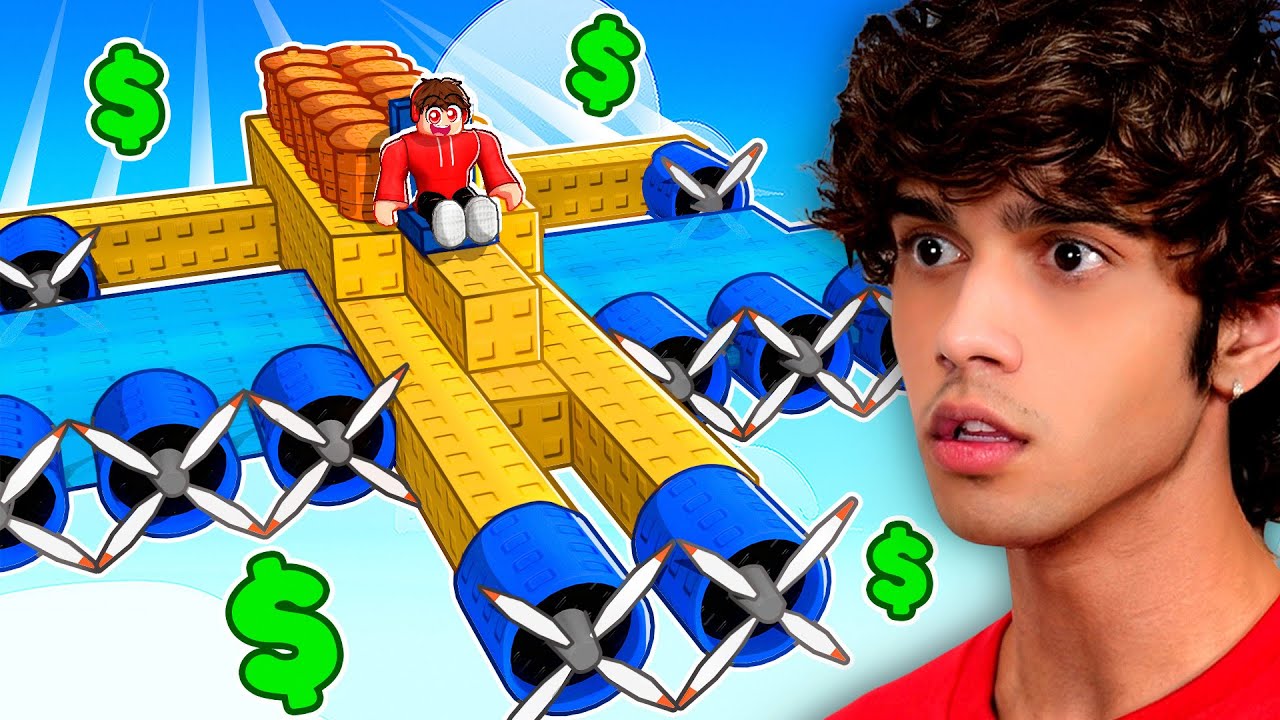 Flying 8 692 402 Mph In Roblox Build A Plane Youtube
