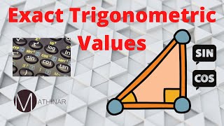 Exact Trig Values for GCSE Maths - Work out sin cos and tan without a calculator #ExactTrig