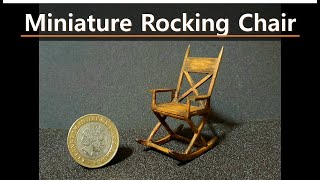 Making Miniature Rocking chair(Full making) 미니어처 흔들의자 만들기 DIY