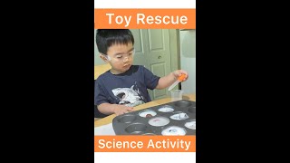 Toy Rescue Science Experiment for Preschool Kindergarten | Easy STEM/ STEAM activities to do at home