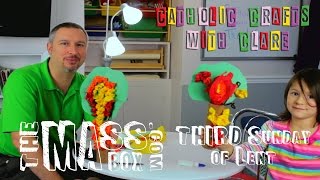 Third Sunday in Lent - Burning Bush craft