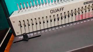 Part 2 How to put ring bind in ring binder machine (Quaff brand)