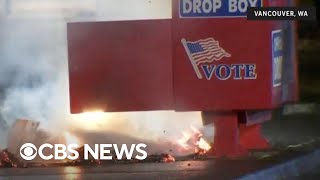 What happens to the votes destroyed in ballot drop box fires