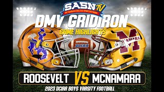 DMV Gridiron McNamara vs Roosevelt Game Highlights